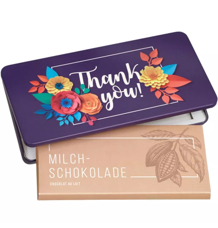 Milchschokolade von Munz 'Thank you'