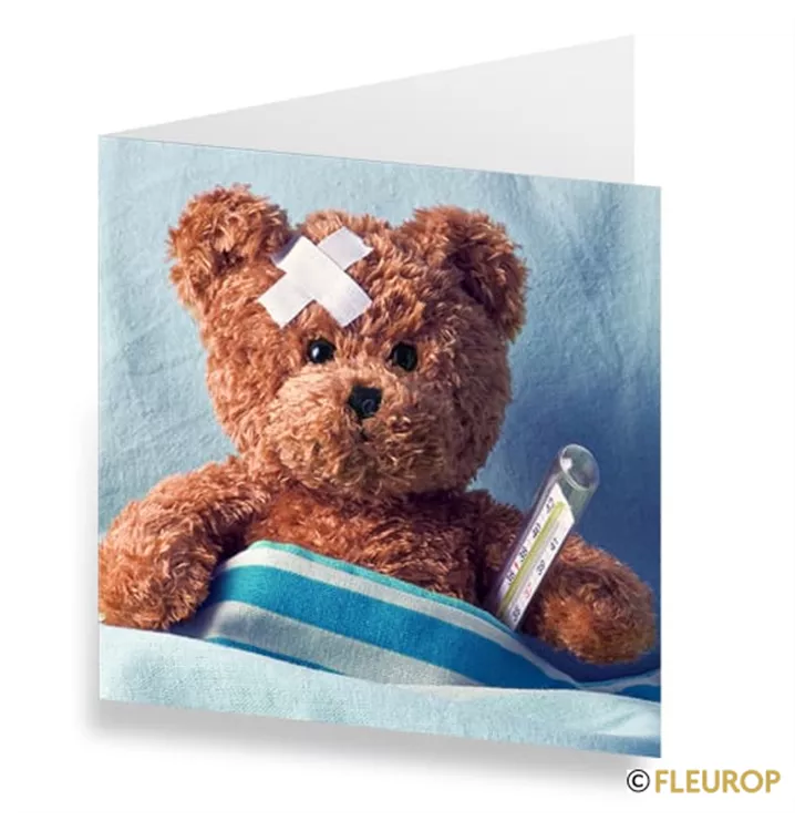 Gute Besserung Karte Mit Blaumeisen-Motiv – Inkl. Umschlag, 248 G/m² Premium-Papier